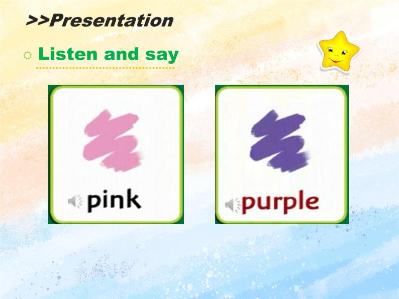 冀教版（一起）1上英语 Lesson 23 Pink，Purple 课件+教案+音频04
