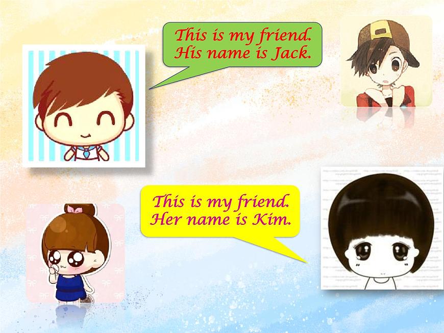 冀教版（一起）2上英語(yǔ) Lesson 2 This Is My Friend 課件第3頁(yè)