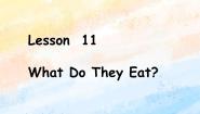 小学英语冀教版 (一年级起点)四年级上册Lesson 10 What Do They Eat?完美版课件ppt