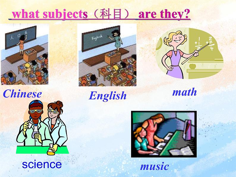 冀教版(一起)4上英语 Lesson 22 My favourite subject 课件第3页
