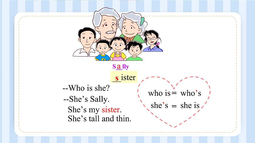 Module 2 Unit 2 My family （課件）牛津上海版（試用本）三年級(jí)上冊(cè)第5頁(yè)