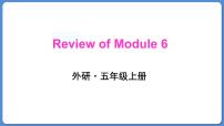 外研版 (三年级起点)五年级上册Module 6模块综合与测试示范课ppt课件