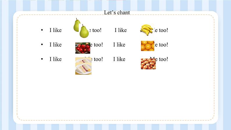 Unit 6 I like hamburgers.Lesson 33 & Lesson 34(课件)人教精通版英语三年级上册08