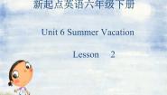 人教版 (新起点)六年级下册Unit 6 Summer VacationLesson 2背景图ppt课件