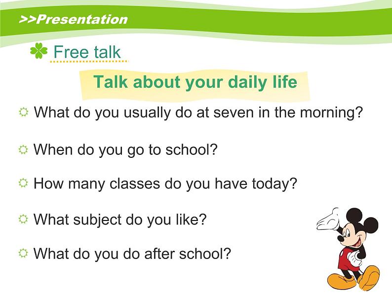 六年级上册英语课件-Unit1 I go to school at 8:00(Lesson1) |人教精通版 (共20张PPT)06