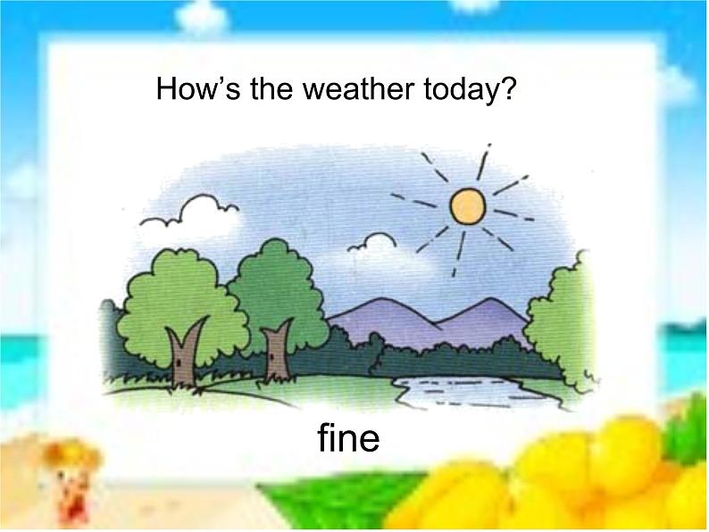 四年级上册英语课件-Unit4 How's the weather today?(Lesson22) |人教精通版 (共18张PPT)03