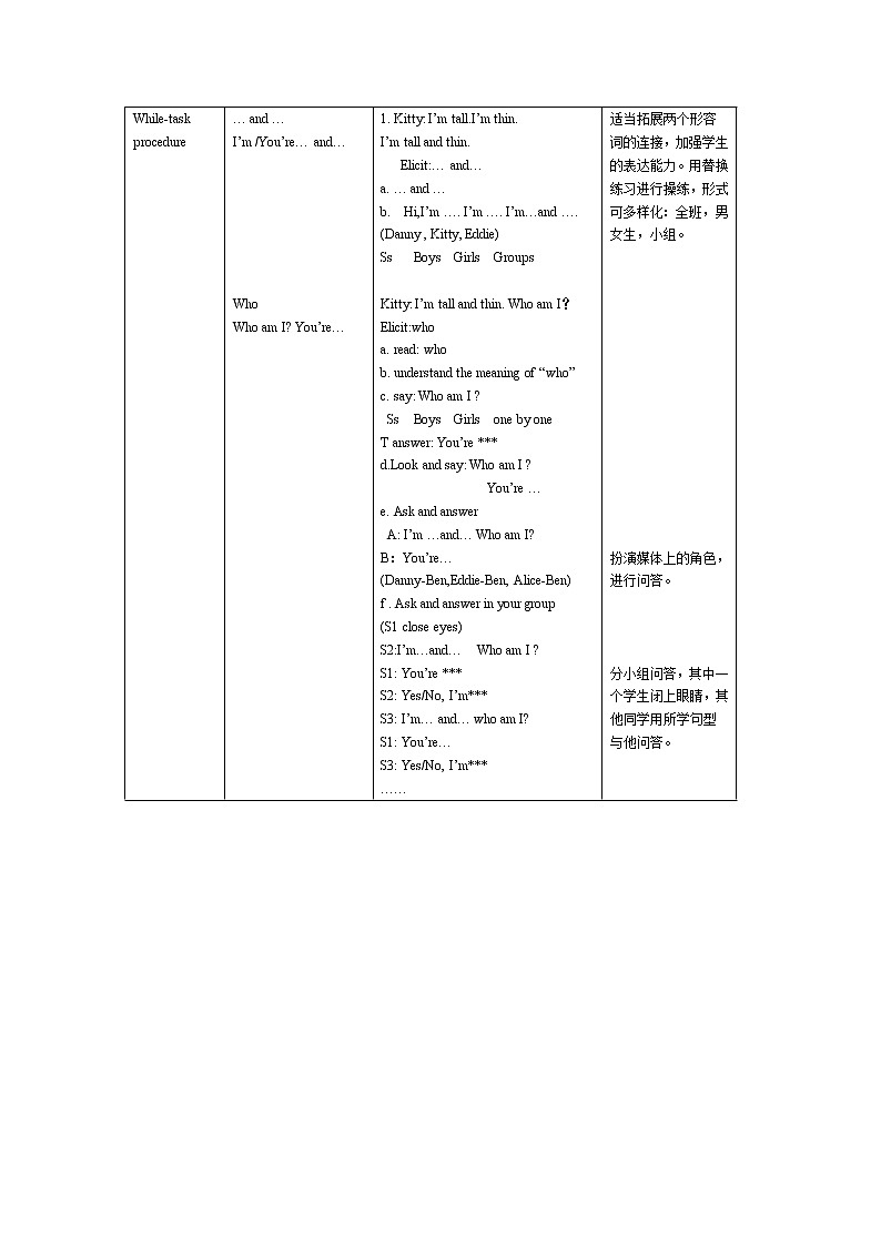 Module 1Unit 2 I’m Danny (Period 2) 教案02