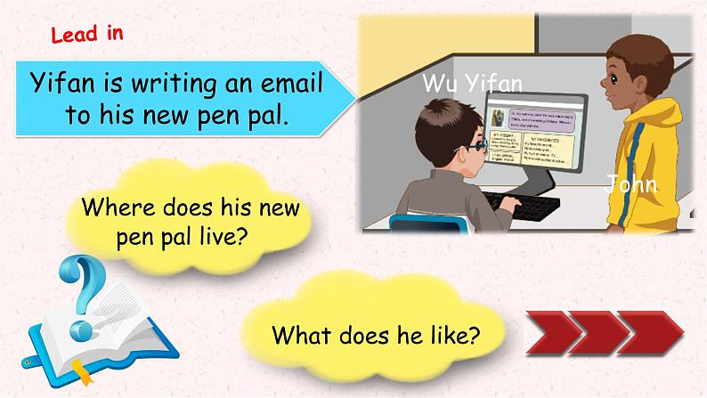 Unit 4 I have a pen pal PB Let 's talk (公开课) 课件第8页