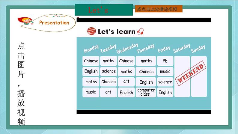 Unit2《My week》PartA Let 's learn&Let 's talk 课件第3页