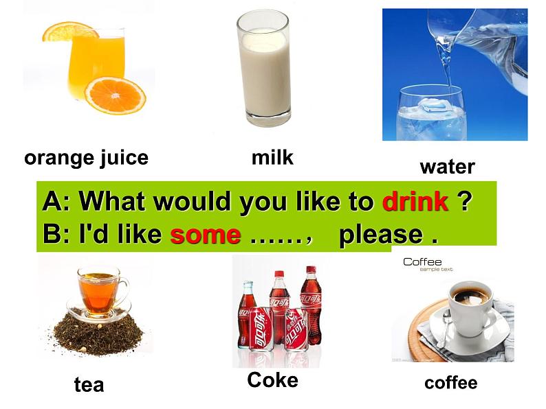 五年级上册英语课件- Unit3 What would you like Part A |人教PEP版 (共17张PPT)第7页