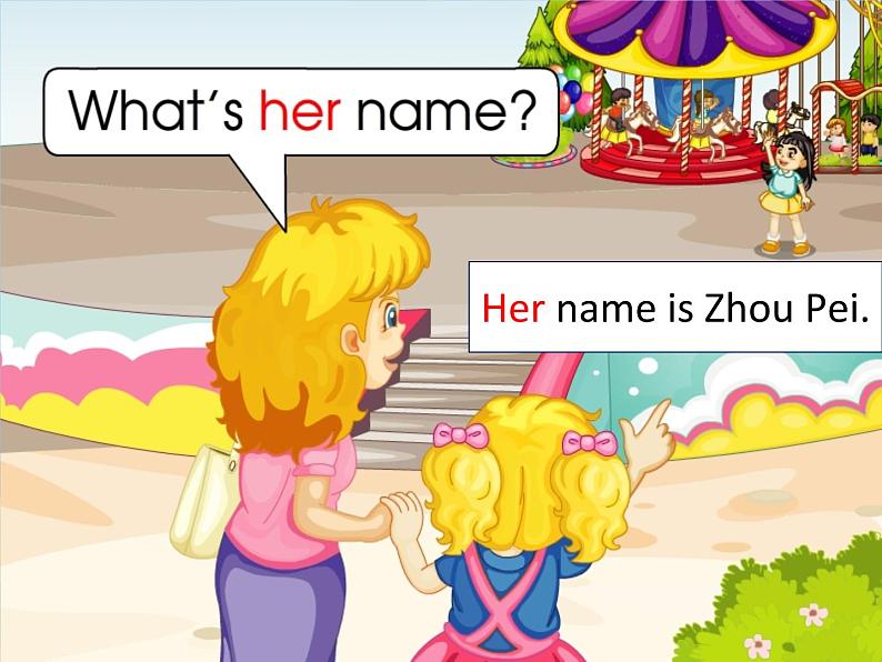 五年级上册英语课件-Unit2 She looks cute(Lesson7) |人教精通版 (共13张PPT)06