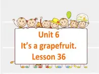 五年级上册英语课件－Unit6 It's a grapefruit(Lesson36) ｜人教精通版 (共19张PPT)