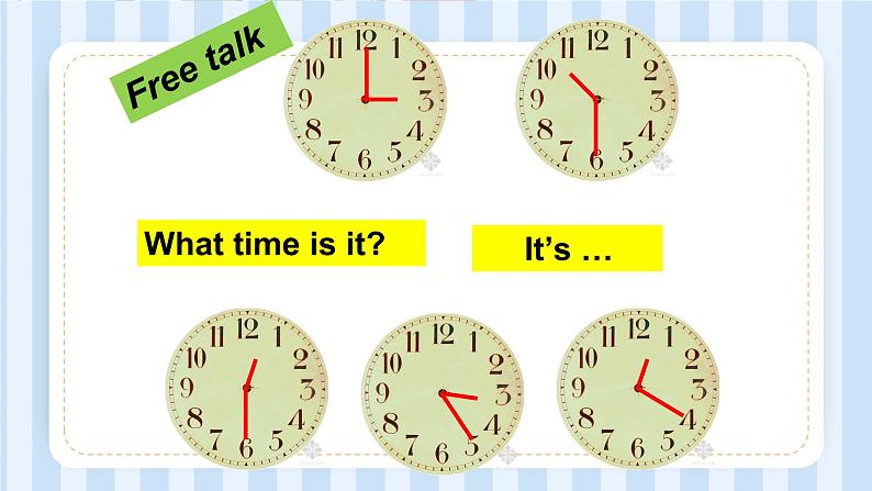 Module 8 Unit 1 What time does your school start?(课件) 外研版(三起)英语五年级上册04