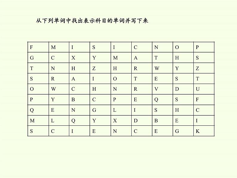 人教版三年级起点小学英语五年级上册(PEP义务教育版) Recycle 1 课件03