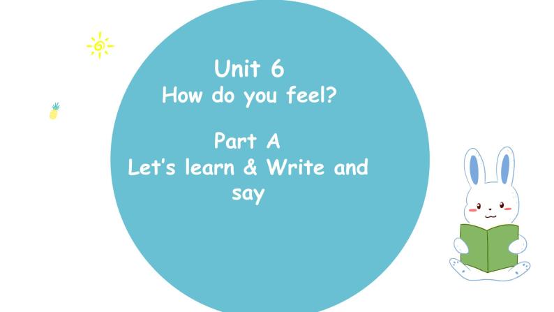 人教版PEP 六年级上册 Unit6 How do you feel Part A 第一课时 PPT课件+音视频01