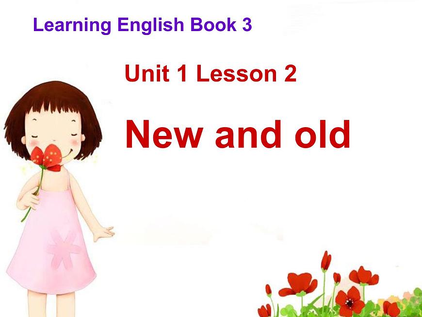 冀教版（三起）英語四上Unit1 Lesson2 New and Old 課件第2頁