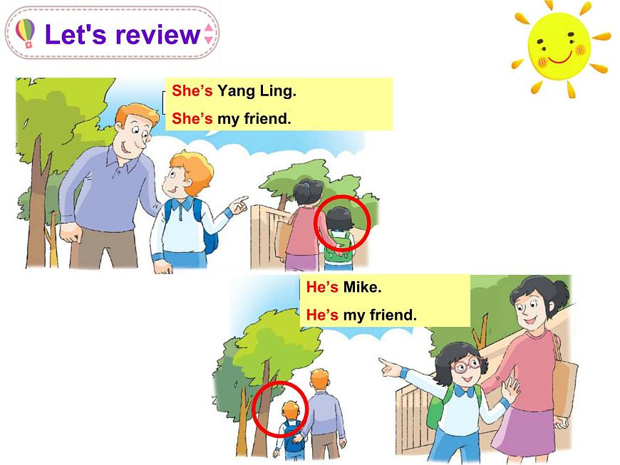 Unit3 My friends Fun time&Cartoon time (課件) 譯林版 (三起)英語三年級上冊第6頁