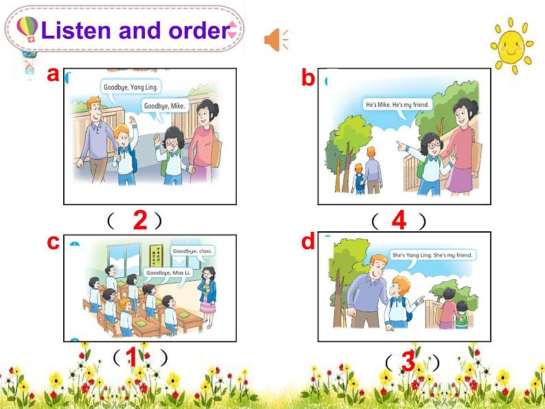 Unit3 My friends Story time (课件) 译林版 (三起)英语三年级上册第8页
