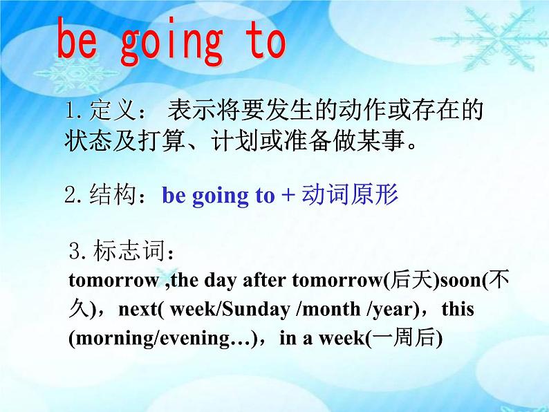 六年级英语人教三起上册be going to 的用法 课件1第2页