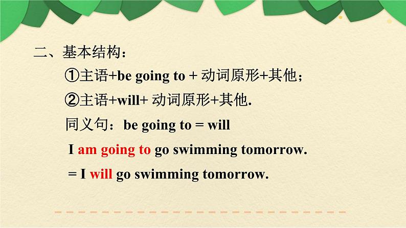人教版三年级起点小学英语六年级上册(PEP义务教育版)专项复习——语法(一) 课件第5页