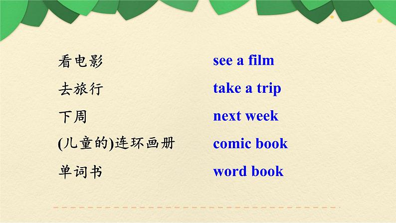 人教版三年级起点小学英语六年级上册(PEP义务教育版)期中复习(三)课件04