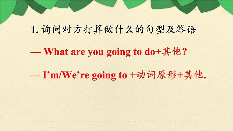 人教版三年级起点小学英语六年级上册(PEP义务教育版)期中复习(三)课件07