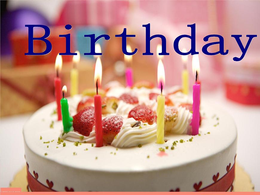 北師大版(三年級起點)六年級英語上冊 Unit 4 Birthday_課件第1頁