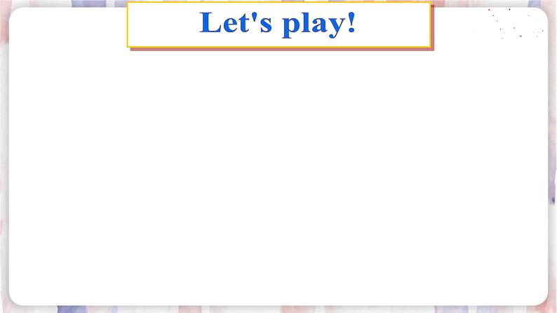 译林版英语3年级上册 Project 1 PPT课件04