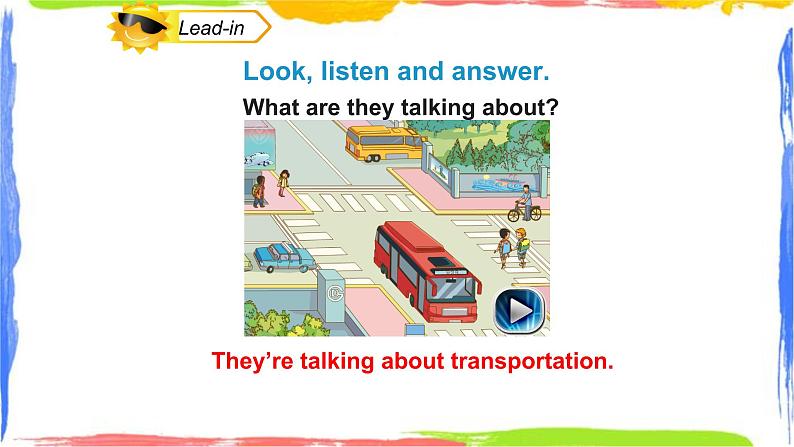 人教新起点四年级英语上Unit 3-1 Transportation 第一课时 课件第3页