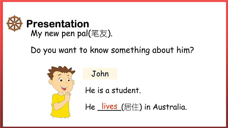 Unit4 partB Let 's learn & Listen, match and say(课件)人教PEP版英语六年级上册第7页