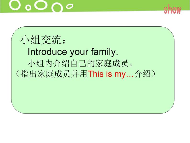 Unit 1 My Family  Lesson 1 课件07