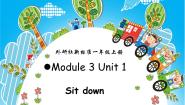 外研版 (一年级起点)一年级上册Module 3Unit 1 Sit down!教学ppt课件