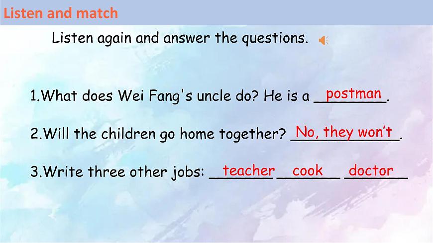 2022秋人教版六年級(jí)上冊(cè)Unit 5 Let 's check&Story time課件PPT第4頁(yè)