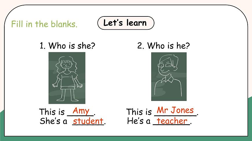 小學(xué)英語(yǔ)三下Unit 1 Welcome back to school! PartB 第一課時(shí) 課件PPT第8頁(yè)