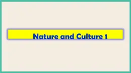 Unit 5 Nature and Culture  Lesson 1｜人教新起点英语六下课件