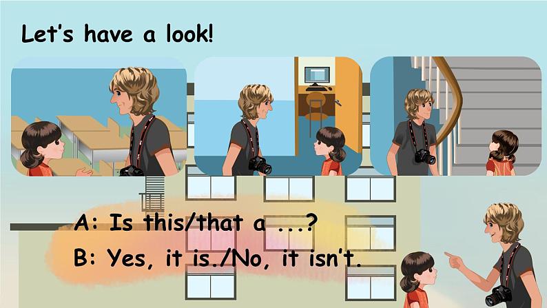 Unit1 Part B Let's talk& Let's play(课件+素材)人教PEP版英语四年级下册07