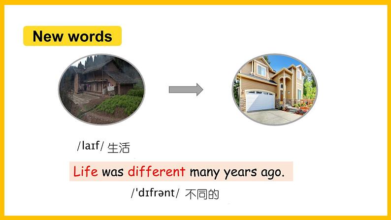 Module 1 Unit 1 We lived in a small house.(课件)外研版(三起点)五年级英语下册第4页
