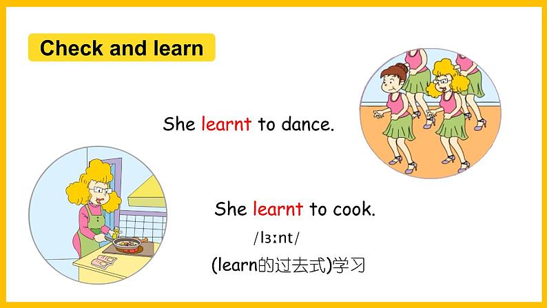 Module 2 Unit 1 She learnt English.(课件)外研版(三起点)五年级英语下册08