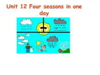 Unit 12 Four seasons in one day课件