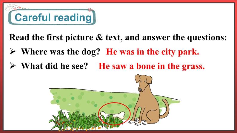 Reading for Fun The Dog and the Bone （课件+素材）冀教版（三起）英语五年级下册05