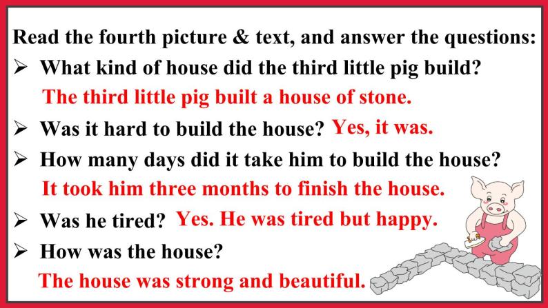 Reading for Fun Three Little Pigs （课件+素材）冀教版（三起）英语五年级下册07