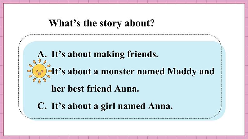 Unit 3 Lesson 18 Maddy the Monster(课件+素材)冀教版(三起)英语四年级下册05