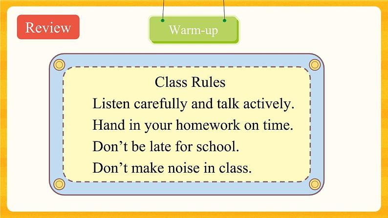 Unit 3 We should obey the rules Lesson 14 课件第2页