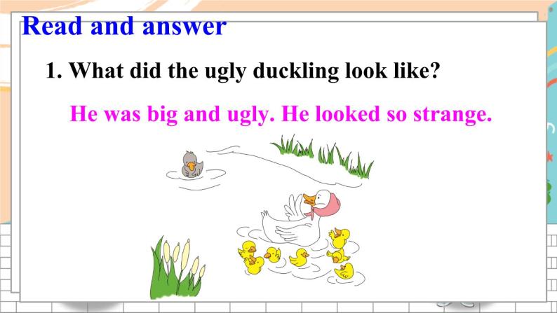 冀教6英下 Reading For Fun The Ugly Duckling PPT课件06