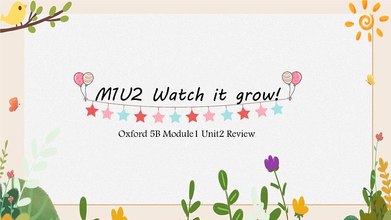 【含自然拼读 知识详解】M1U2 Review 英语复习课件 五年级下册 上海牛津版(试用)第1页