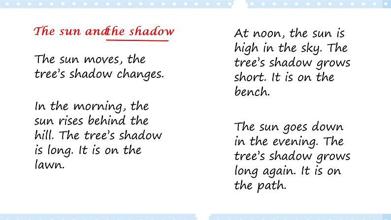 四年级下册英语课件Module 1 Unit 3 Look at the shadow! Period 2牛津上海版(试用本)05