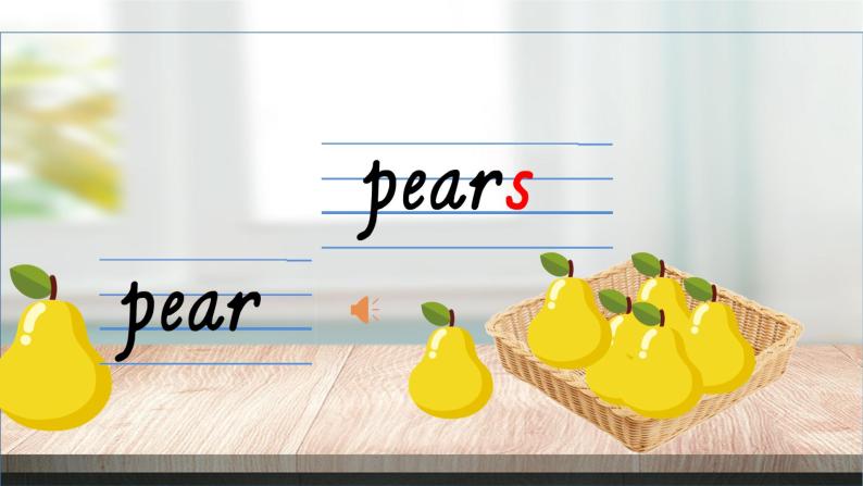 Unit5 Do you like pears A let's learn 课件+教案+同步练习05