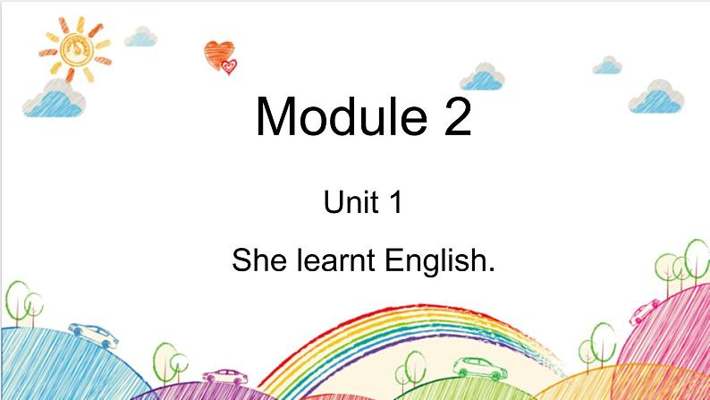 M2U1 She learnt English第1页