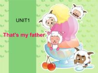 新概念英语（青少版）Starter BUnit 1 That's my father!背景图ppt课件