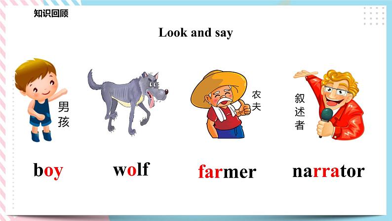 Module 4 Unit 12 A boy and a wolf-Period 3 Let 's act课件第3页
